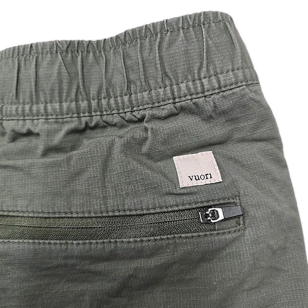 Vuori Vintage Ripstop Shorts Women's Size Small Green Organic Cotton 3" VW364 - Picture 3 of 9